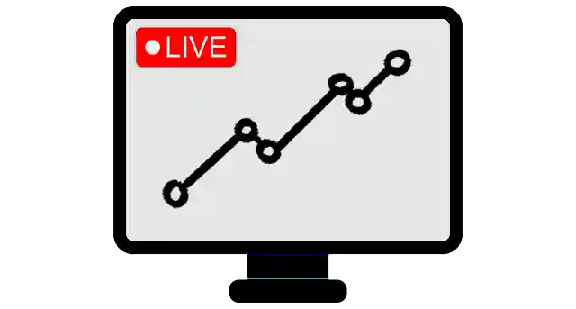 Icon for live charts